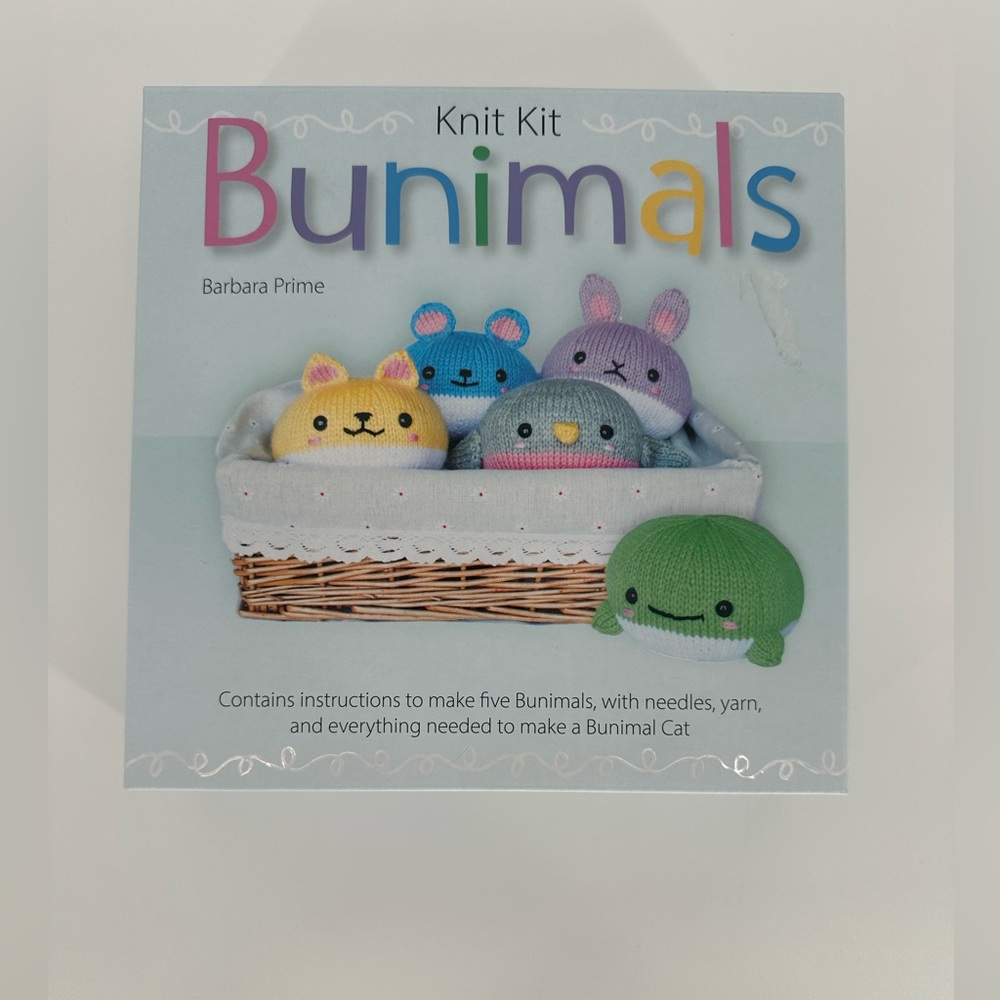Knit Kit Bunimals Barbara Prime Cuddly Cat Craft Hobby Cozy